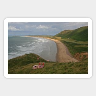 Gower Peninsula, Rhossili Bay Sticker